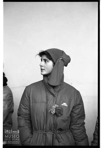 Ritratto di ragazza al Carnevale di Ivrea