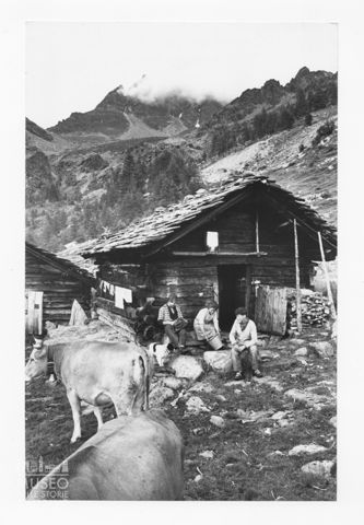 Scena di vita quotidiana in Valtellina
