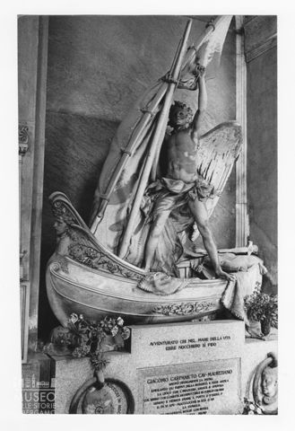 Una tomba al Cimitero Monumentale di Staglieno a Genova