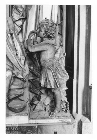 La tomba Pellegrini al Cimitero Monumentale di Staglieno a Genova