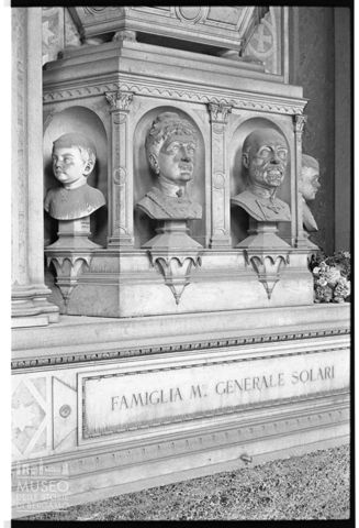 La tomba Solari al Cimitero Monumentale di Staglieno a Genova