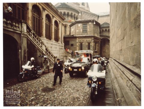 Visita di Giovanni Paolo II a Bergamo