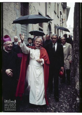 Visita di Giovanni Paolo II a Bergamo