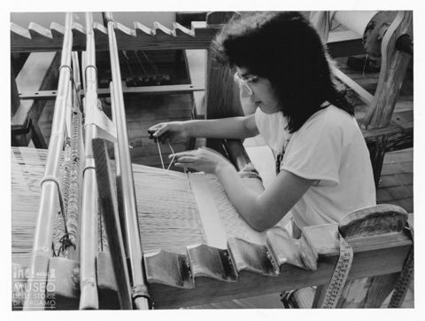 Laboratorio tessile artigianale della cooperativa 