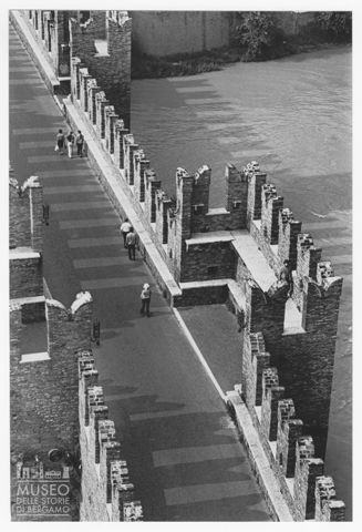 Il Ponte Scaligero sull'Adige a Verona visto dal Castelvecchio