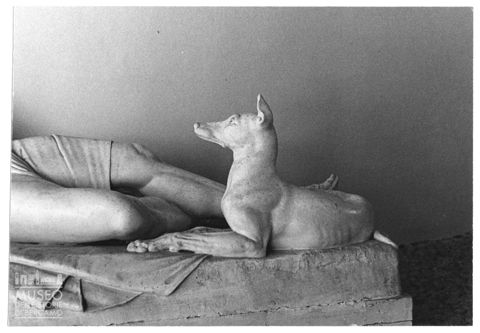 Il modello in gesso di Endimione dormiente di Antonio Canova nella casa natale dello scultore a Possagno