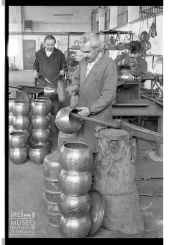 Bottega di lavorazione del rame a Monselice