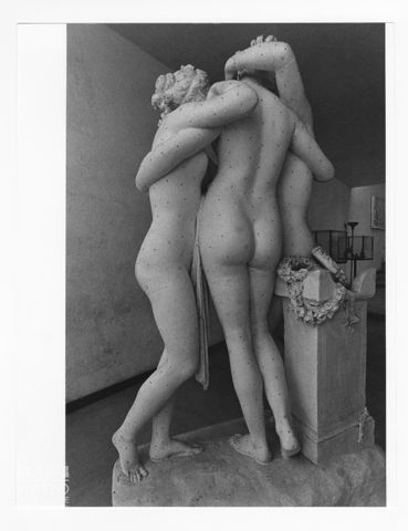 Il modello in gesso delle Tre Grazie di Antonio Canova nella casa natale dello scultore a Possagno