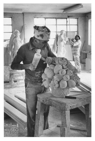 Laboratorio artistico di lavorazione della pietra di Costozza a Longare