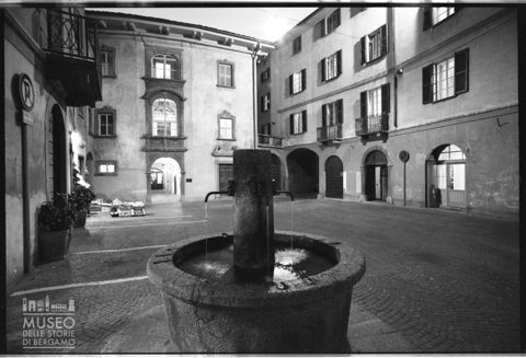 Piazza Quadrivio a Sondrio