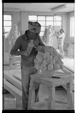 Laboratorio artistico di lavorazione della pietra di Costozza a Longare
