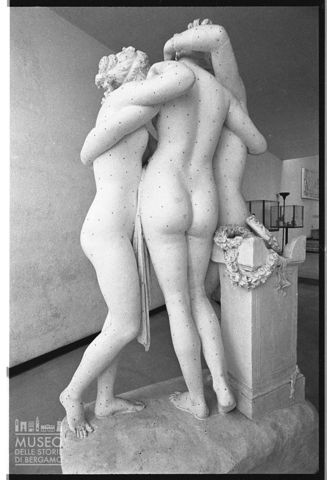 Il modello in gesso delle Tre Grazie di Antonio Canova nella casa natale dello scultore a Possagno