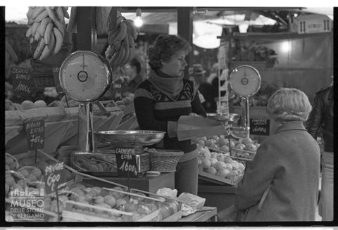 Scena di mercato a Verona