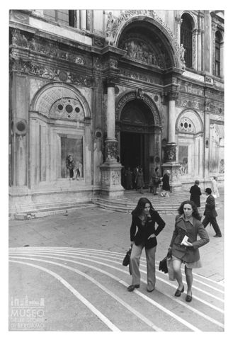 Scena di vita quotidiana a Venezia