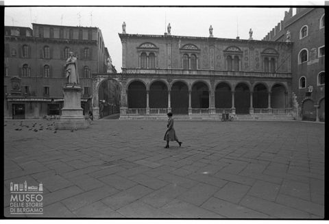 La piazza dei Signori a Verona