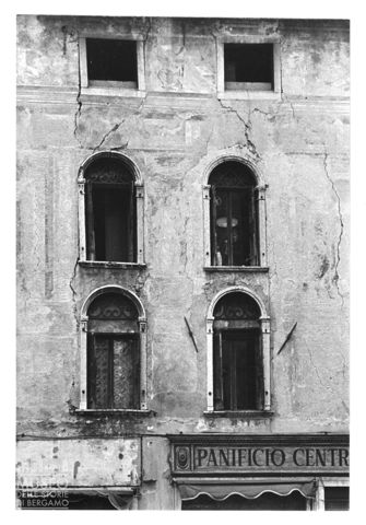 Particolare di un edificio a Bassano del Grappa