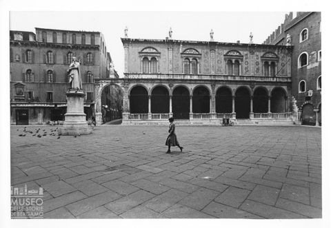 La piazza dei Signori a Verona