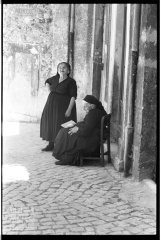 Scena di vita quotidiana a Scanno
