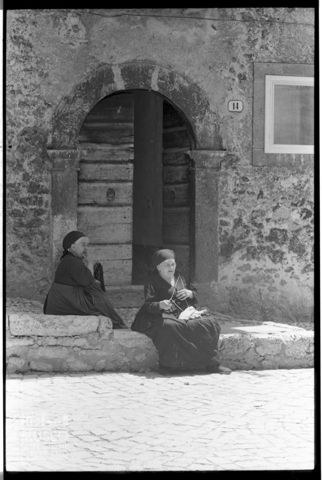 Scena di vita quotidiana a Scanno