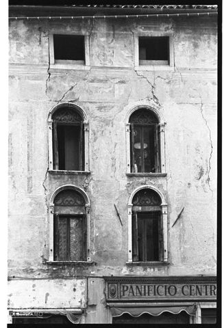 Particolare di un edificio a Bassano del Grappa