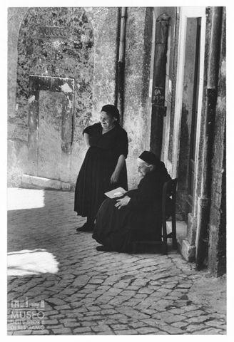 Scena di vita quotidiana a Scanno