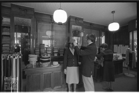 Il negozio Borsalino ad Alessandria