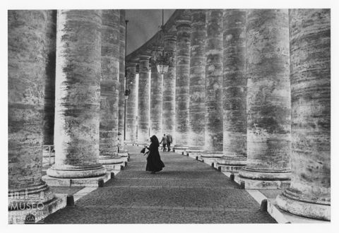 Il colonnato di San Pietro in Vaticano