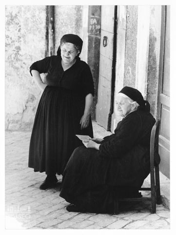 Scena di vita quotidiana a Scanno