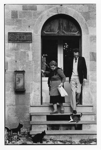 Scena di vita quotidiana a Vigoleno