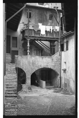 Corte interna di una casa a Chiavenna