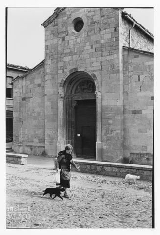 Scena di vita quotidiana a Vigoleno