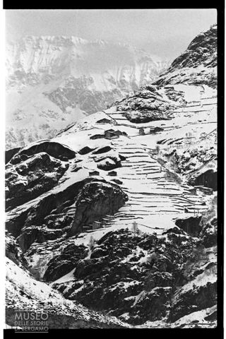 Paesaggio innevato in Valmalenco