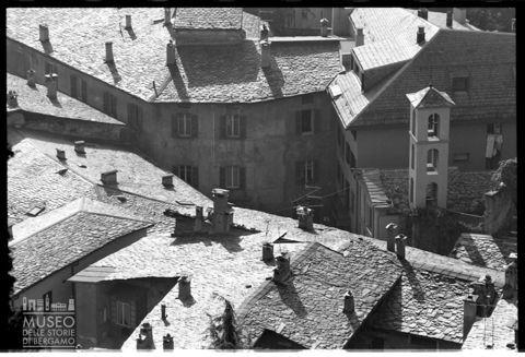 Veduta dall'alto di Sondrio