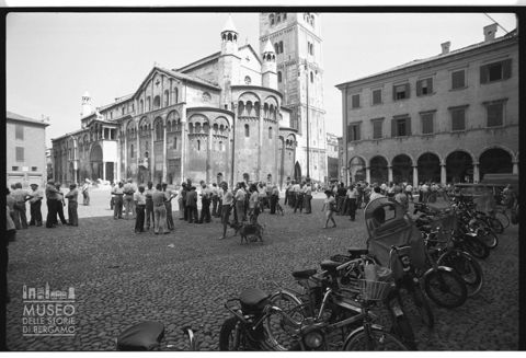 La piazza Grande a Modena
