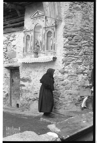 Scena di vita quotidiana in Valmalenco