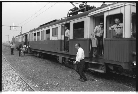 Il treno nella stazione di Trissino