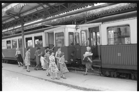 Il treno nella stazione di Trissino