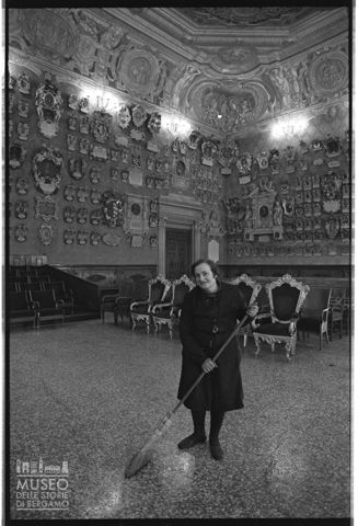 Ritratto di donna nell'Aula Magna dell'Università di Padova