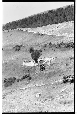 Il cimitero di Castelluccio di Norcia