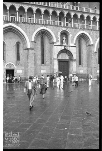 La piazza davanti alla Basilica di Sant'Antonio a Padova
