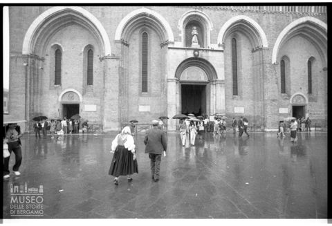 La piazza davanti alla Basilica di Sant'Antonio a Padova