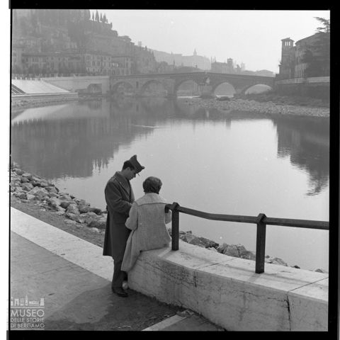 Scena di vita quotidiana a Verona