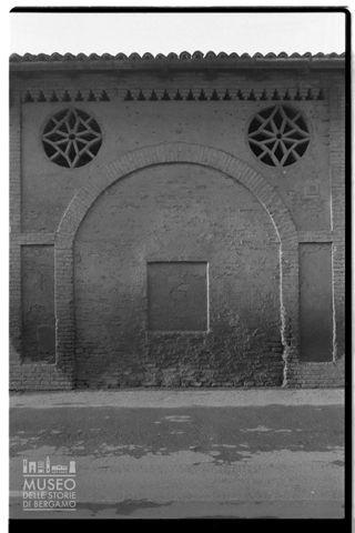 Particolare della muratura di una cascina