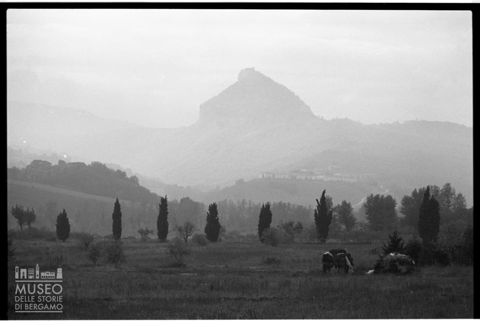 Paesaggio nei dintorni della Rocca di Maiolo