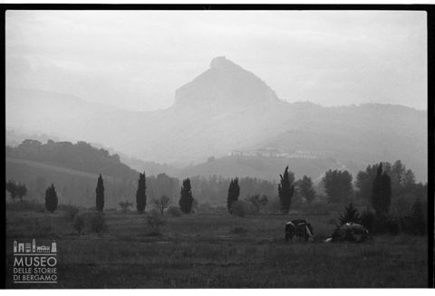 Paesaggio nei dintorni della Rocca di Maiolo