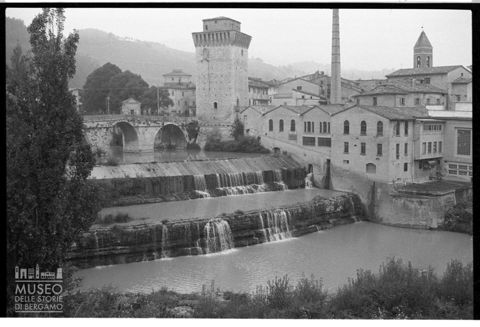 Scorcio di Fermignano nei pressi del fiume Metauro