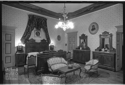 Interno della casa Rocchi Zibetti Villa a Caravaggio