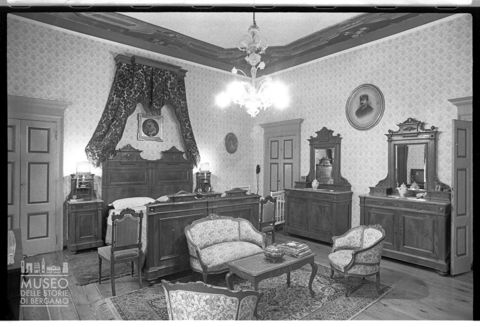 Interno della casa Rocchi Zibetti Villa a Caravaggio