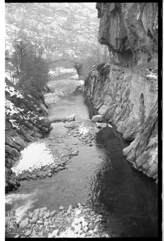 Il fiume Toce a Pontemaglio in Valle Antigorio
