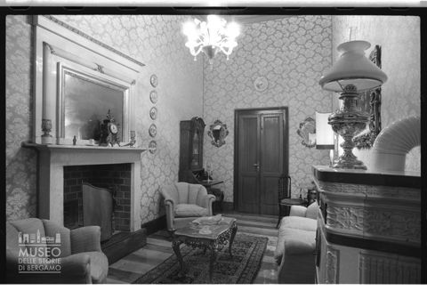 Interno della casa Rocchi Zibetti Villa a Caravaggio
